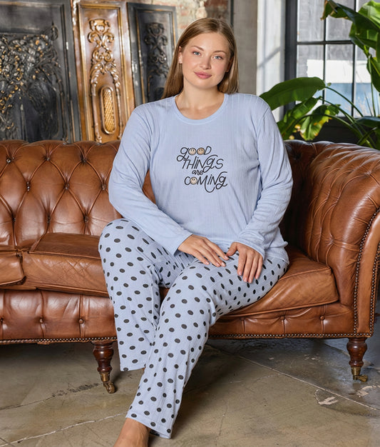 Thick Interlock Cotton PJ Set