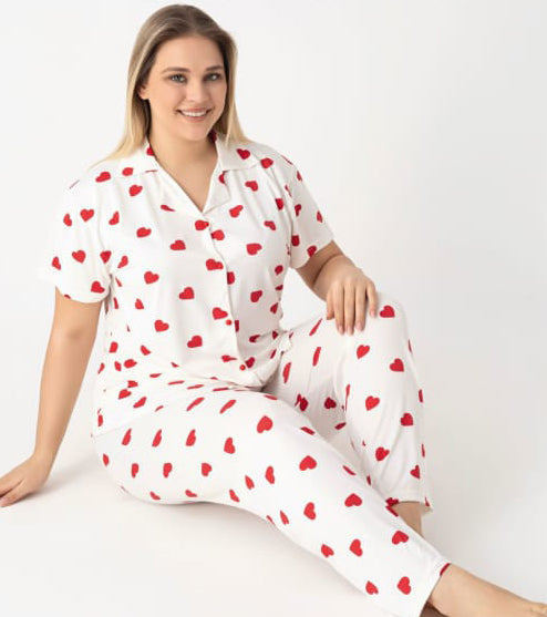 Soft Cotton Front-Buttoned Set