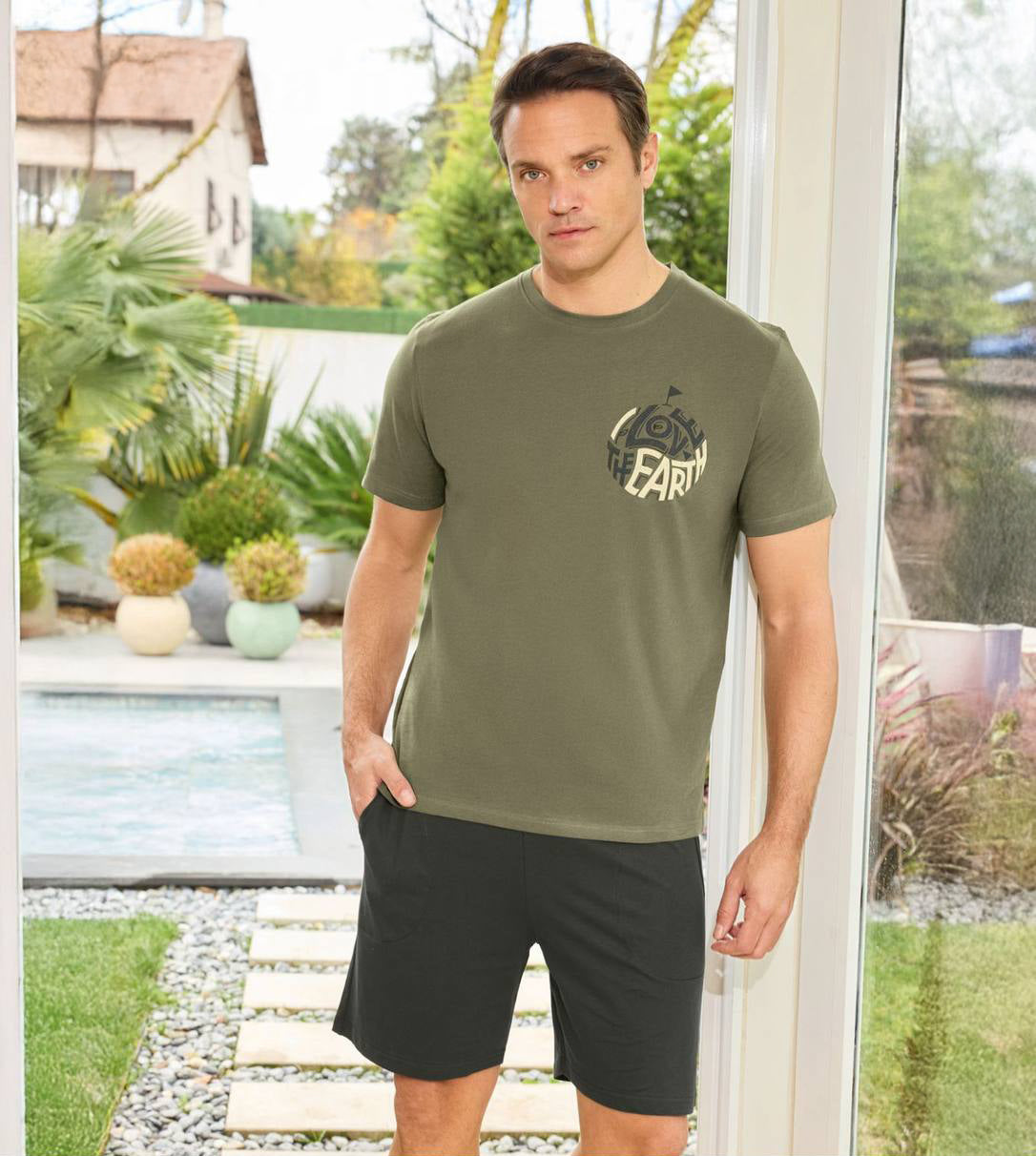 Cotton Shorts Set