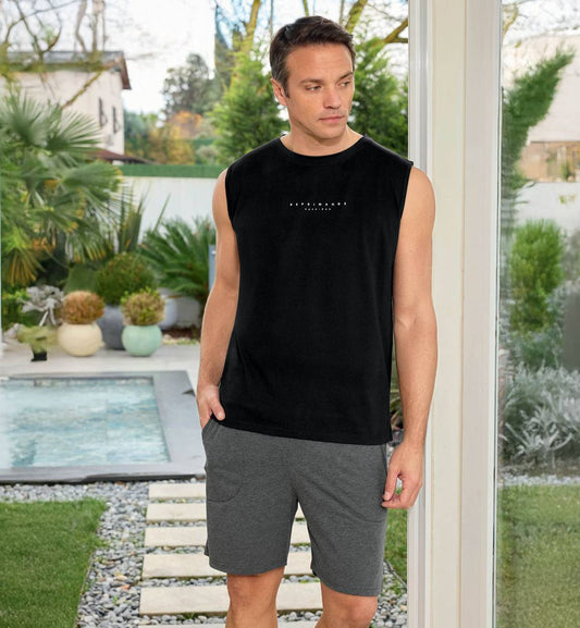 Sleeve Less Cotton PJ Set