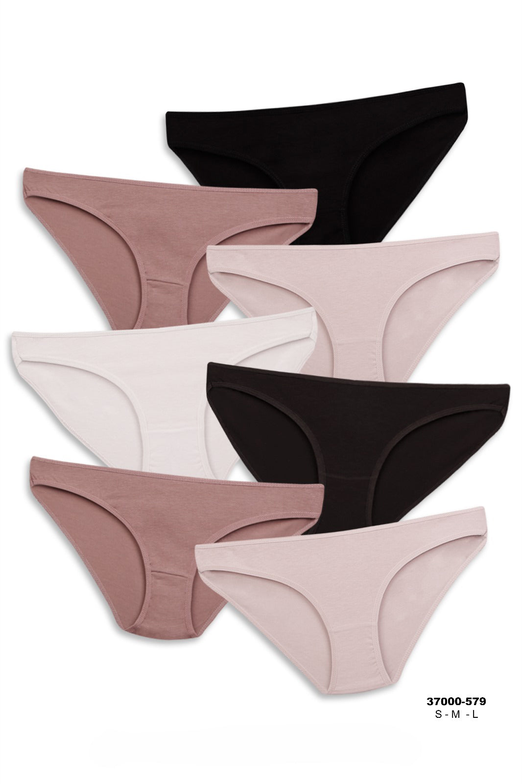 7-Pack Cotton Bikini