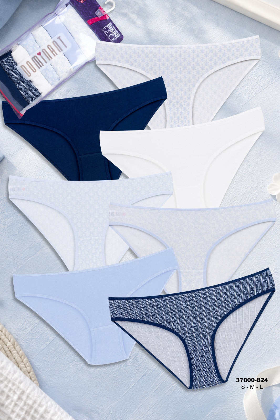 7-Pack Cotton Bikini