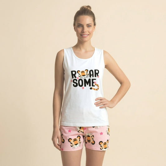 Light Cotton Shorts Set