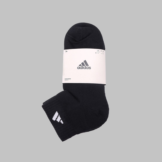 3-Pack Basic Men's Half Towel Cushioned Socks