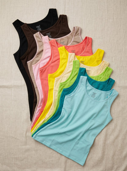 Stretchy Cotton Tank Top