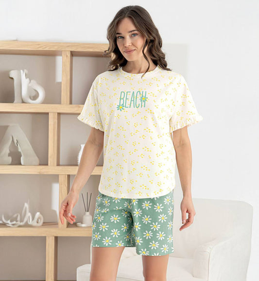 Pure Cotton Shorts Set