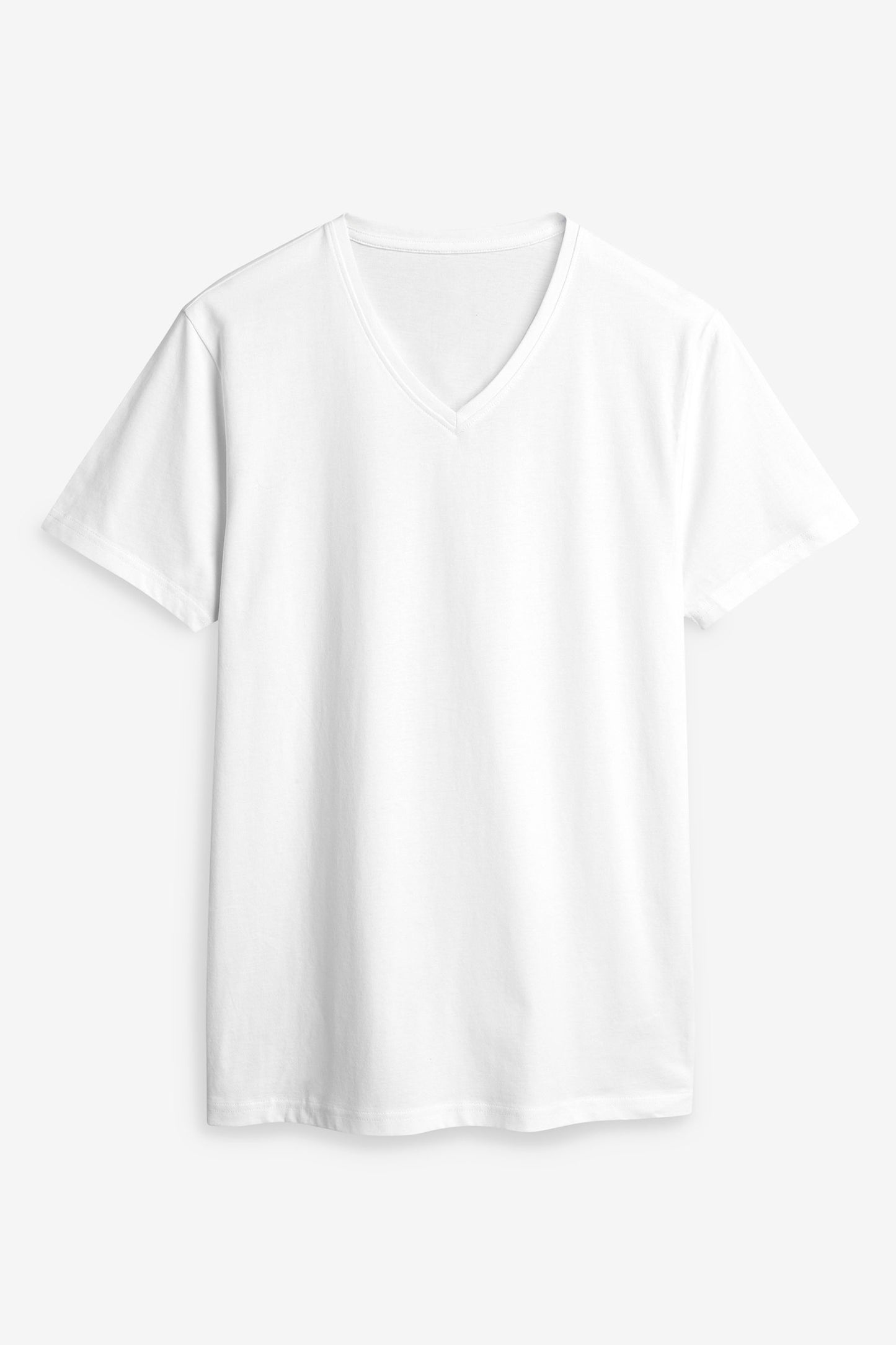 Cotton Short Sleeve V-Neck T-Shirt