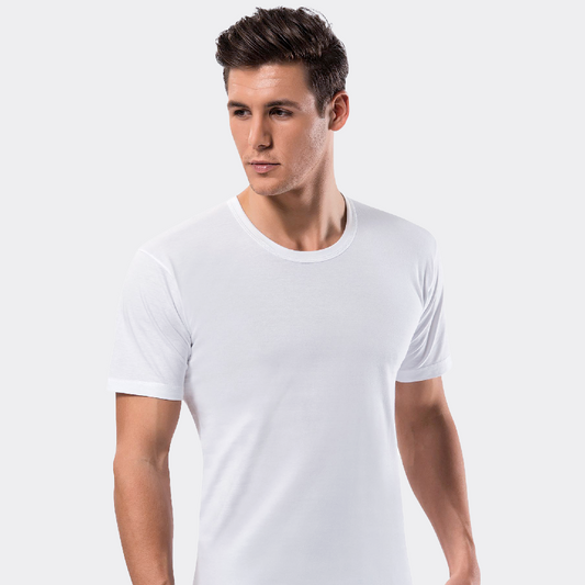 Cotton Short Sleeve O-Neck T-Shirt